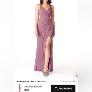 Azazie Vintage Mauve Dress